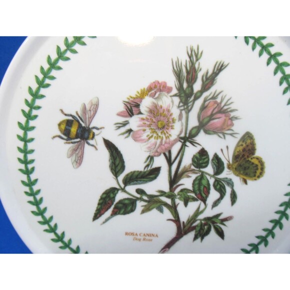 Portmeirion Botanic Garden Trivit Dog Rose Tea Pot Stand Melamine 6.5" - Picture 2 of 8